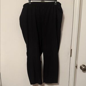 Women with Control Black Straight Leg Pants